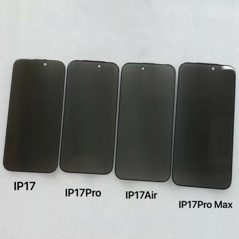 iPhone 17 Pro Privacy Tempered Glass Screen Protector - 9H